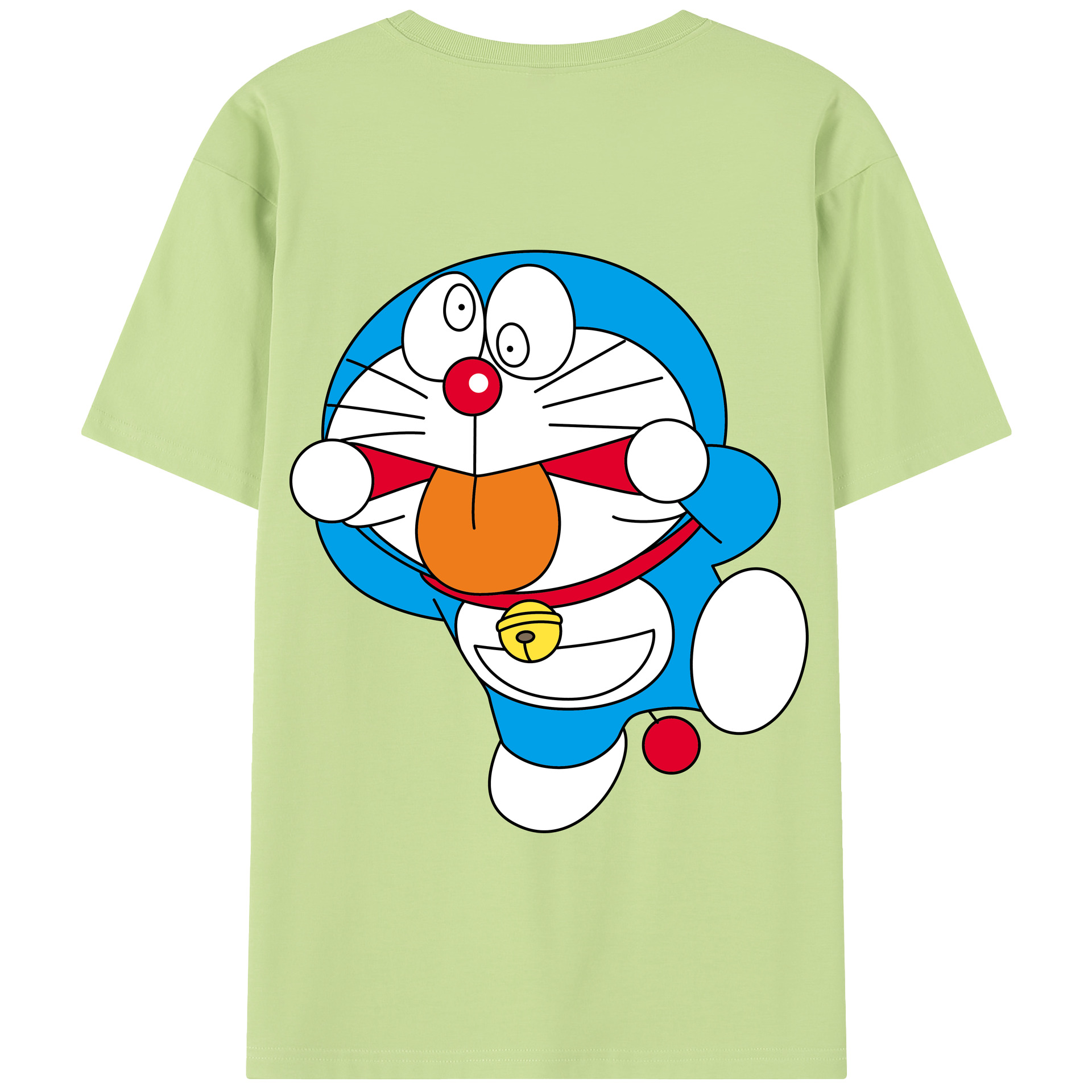 （画像用） ドラえもん Doraemon 綿100％半袖Tシャツ（背面プリント）